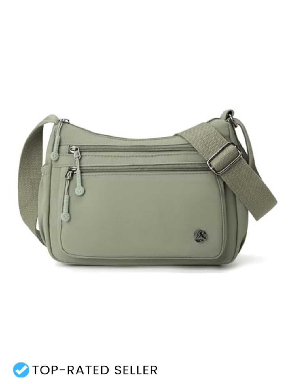 Pealwel Nylon Crossbody Bag Water Resistant Anti Theft Purse Lightweight
